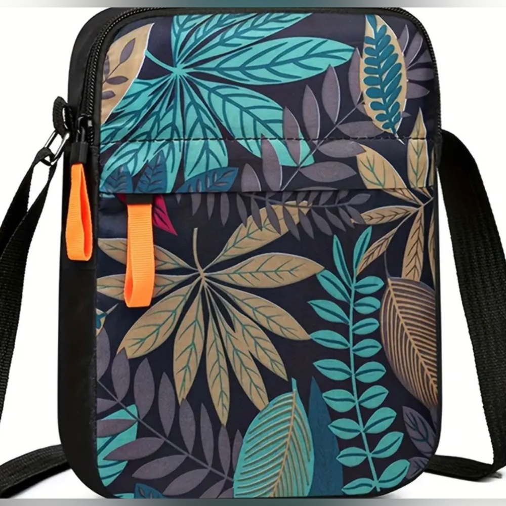 Nylon Single Shoulder Crossbody Bag, Casual Canvas Backpack